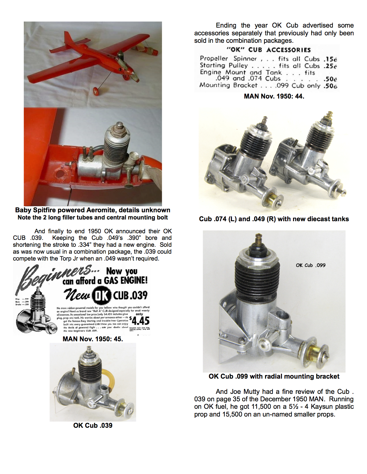 mccoy 35 model airplane engine